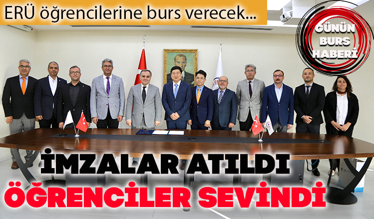 ERÜ öğrencilerine burs ERÜ öğrencilerine burs