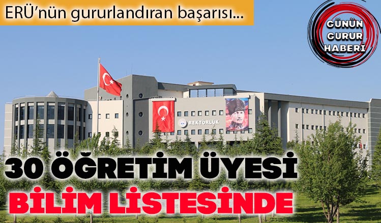 ERÜ’de gururlandıran tablo ERÜ’de gururlandıran tablo