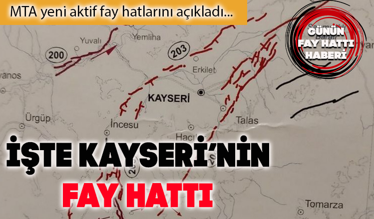İşte aktif fay hattı haritası! İşte aktif fay hattı haritası!