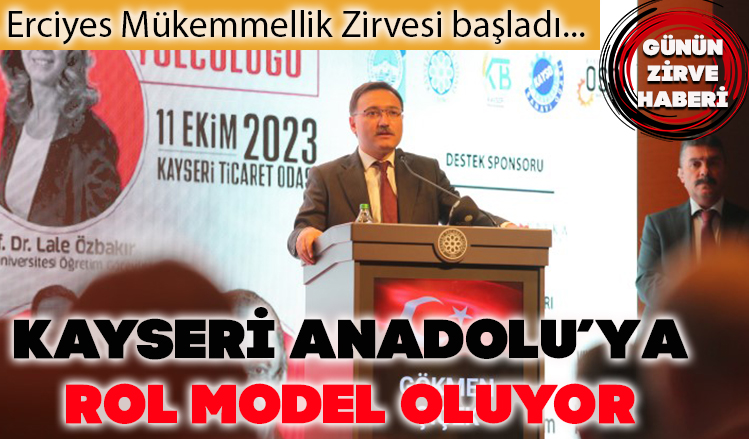 Kayseri rol model oluyor Kayseri rol model oluyor