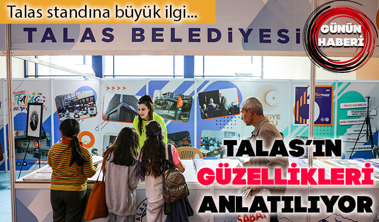 Kitap Fuarı’nda Talas standına ilgi büyük Kitap Fuarı’nda Talas standına ilgi büyük
