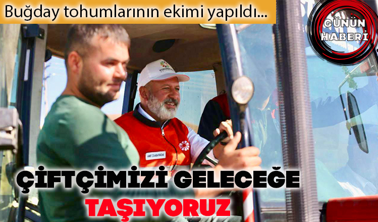 Kocasinan’da sezonun ilk buğday tohumları ekildi Kocasinan’da sezonun ilk buğday tohumları ekildi