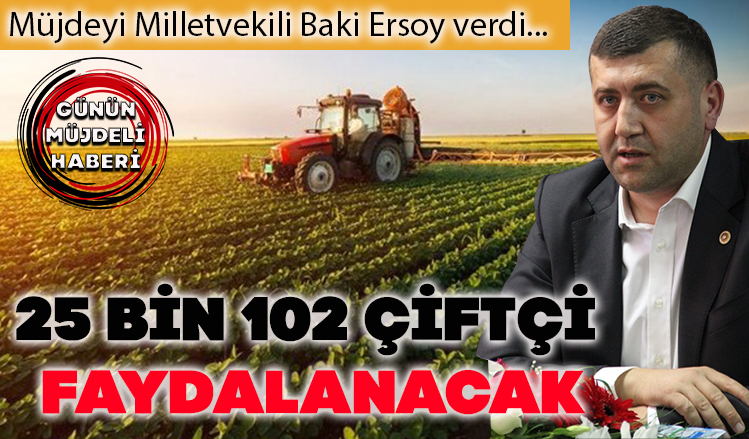 Müjde vekil Ersoy’dan geldi Müjde vekil Ersoy’dan geldi
