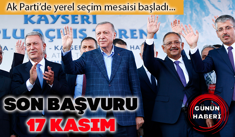 AK Parti’de Yerel Seçim Mesaisi Başladı AK Parti’de Yerel Seçim Mesaisi Başladı