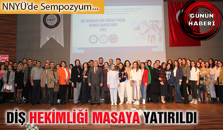 NNYÜ’de diş hekimleri için sağlıklı yaşam konuşuldu