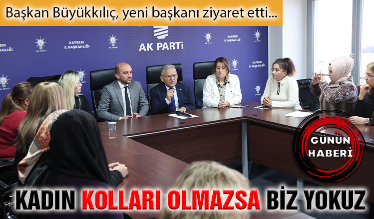 Başkan Büyükkılıç, yeni başkan Şahin’i ziyaret etti Başkan Büyükkılıç, yeni başkan Şahin’i ziyaret etti