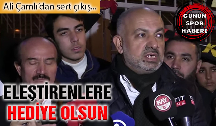 Çamlı’dan eleştirilere “Galibiyet ve Gol “göndermesi Çamlı’dan eleştirilere “Galibiyet ve Gol “göndermesi