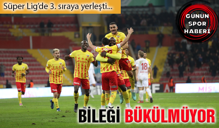Kayserispor’un bileği bükülmüyor Kayserispor’un bileği bükülmüyor