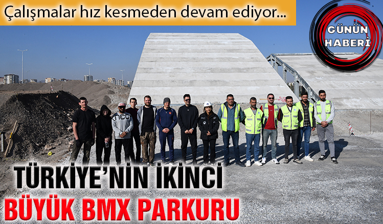 Kayseri’ye Türkiye’nin ikinci büyük BMX parkuru Kayseri’ye Türkiye’nin ikinci büyük BMX parkuru
