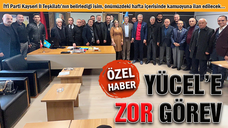 İYİ Parti'nin Kayseri Büyükşehir Adayı Kazım Yücel... İYİ Parti'nin Kayseri Büyükşehir Adayı Kazım Yücel...