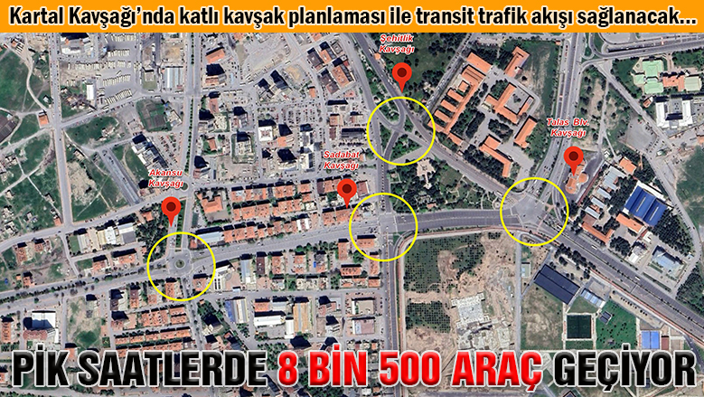 Kartal kavşağına köklü çözüm