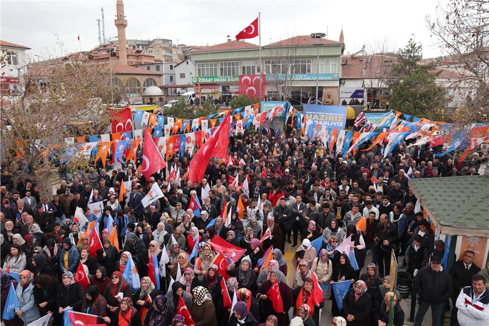 Üzüm: Yeşilhisar, Erdoğan ve yol arkadaşlarını yarı yolda bırakmaz Üzüm: Yeşilhisar, Erdoğan ve yol arkadaşlarını yarı yolda bırakmaz