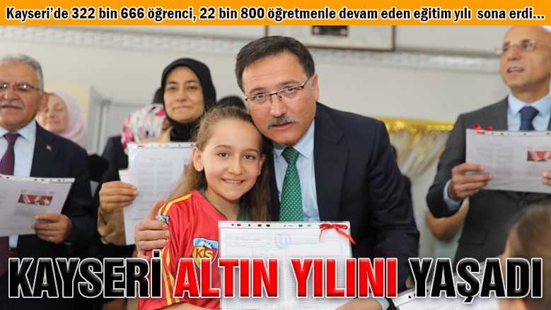 Kayseri, eğitimde altın yılını yaşadı Kayseri, eğitimde altın yılını yaşadı