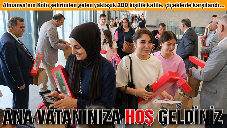 Esnaf, Kayserili gurbetçileri çiçeklerle karşıladı Esnaf, Kayserili gurbetçileri çiçeklerle karşıladı