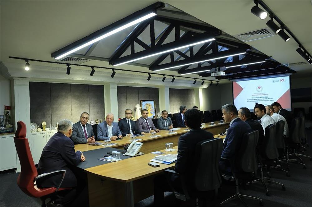 Başkan Büyükkılıç'tan DSİ ve KASKİ ile Başkan Büyükkılıç'tan DSİ ve KASKİ ile