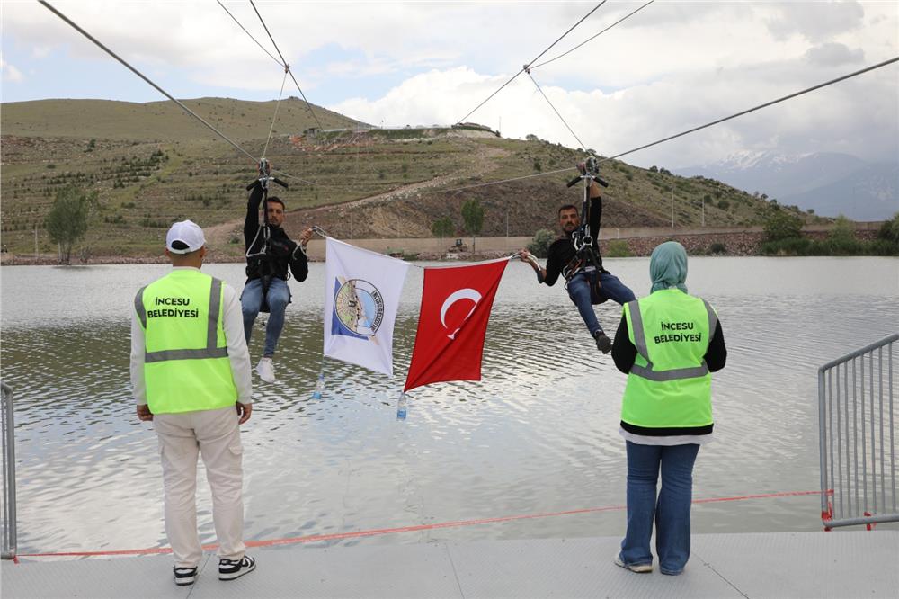 İncesu Zipline yazın gözdesi oldu İncesu Zipline yazın gözdesi oldu