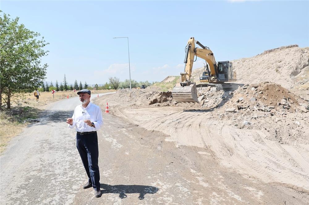 Kayseri Kocasinan'dan 3 kilometrelik yeni yol Kayseri Kocasinan'dan 3 kilometrelik yeni yol