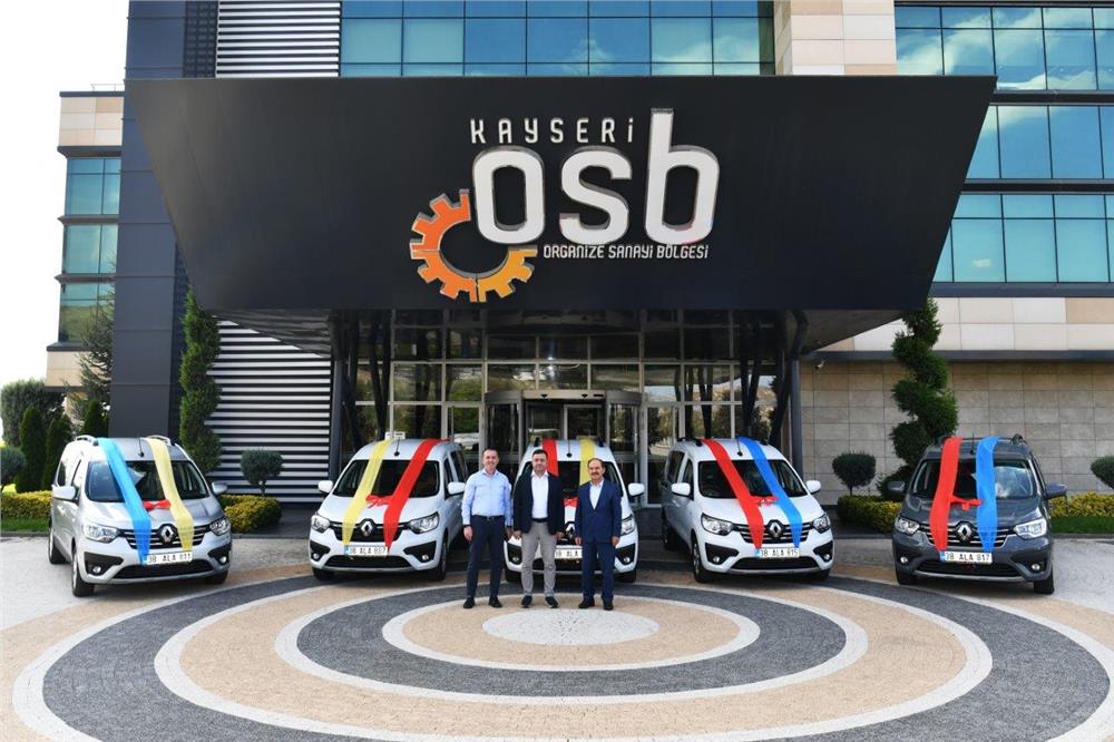 Kayseri OSB araç filosuna 5 yeni hizmet aracı eklendi Kayseri OSB araç filosuna 5 yeni hizmet aracı eklendi