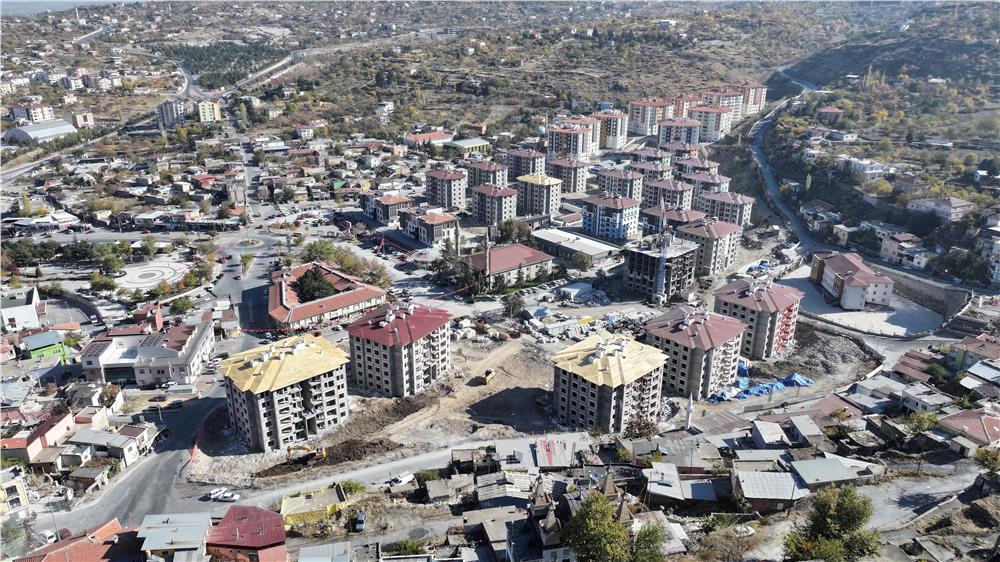Hacılar'da 547 konutun kaba inşaatı tamamlandı