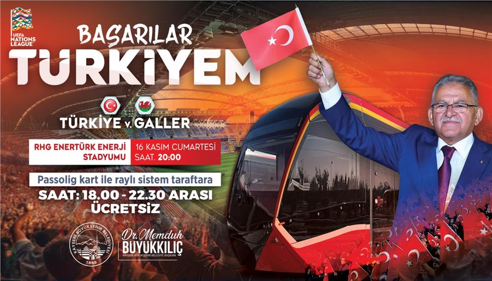 Millî takım taraftarına ücretsiz tramvay desteği Millî takım taraftarına ücretsiz tramvay desteği