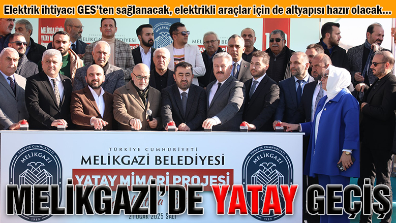 Melikgazi Belediyesi 120 konutluk yatay mimarinin temelini attı Melikgazi Belediyesi 120 konutluk yatay mimarinin temelini attı