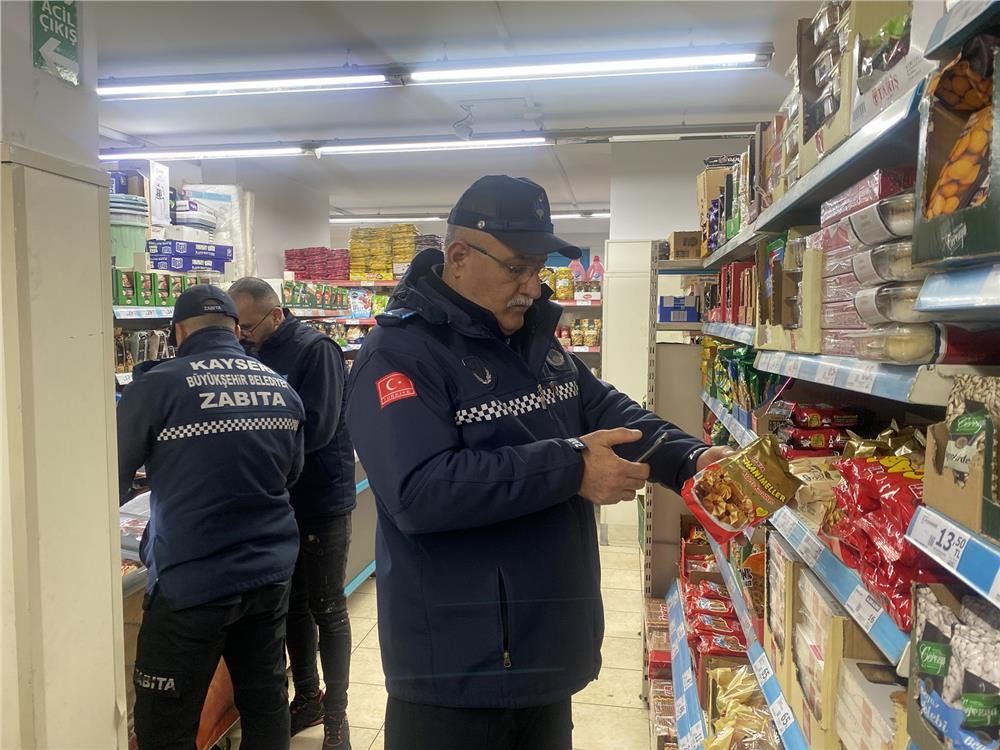 Kayseri zabıtası Ocak ayında bin 604 denetim yaptı Kayseri zabıtası Ocak ayında bin 604 denetim yaptı