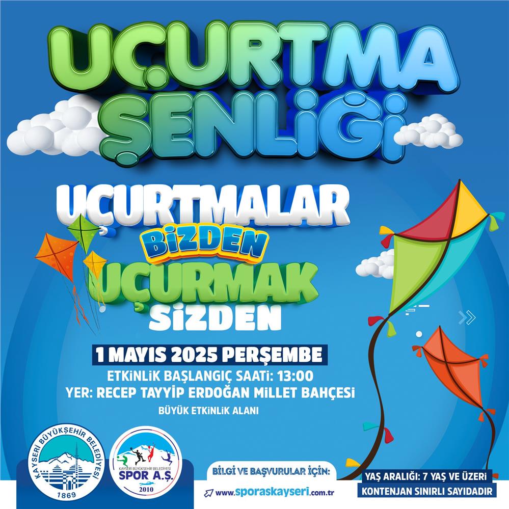 Kayseri, uçurtma şenliğine hazırlanıyor Kayseri, uçurtma şenliğine hazırlanıyor