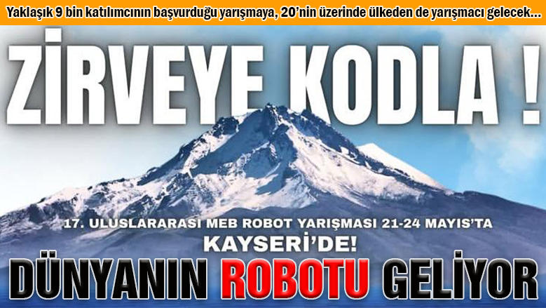 Dünyanın robotu Kayseri