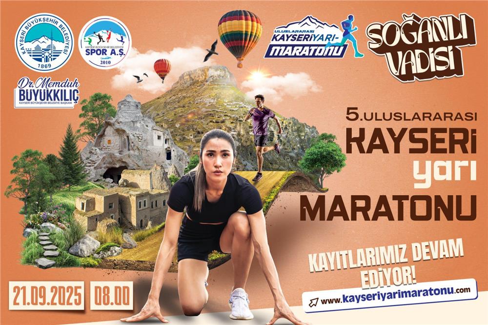 5'inci Uluslararası Kayseri Yarı Maratonu'nda parkurlar belli oldu 5'inci Uluslararası Kayseri Yarı Maratonu'nda parkurlar belli oldu