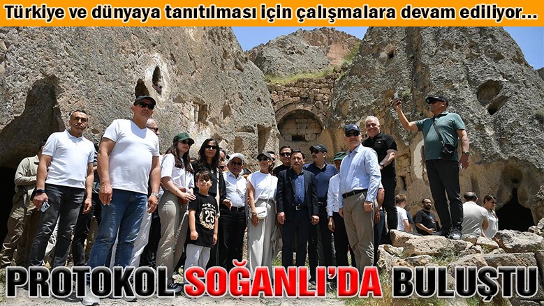 Kayseri protokolü Soğanlı Vadisi