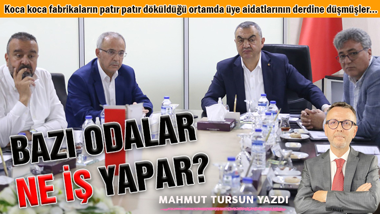 Kayseri'de bazı odalar ne iş yapar? Kayseri'de bazı odalar ne iş yapar?