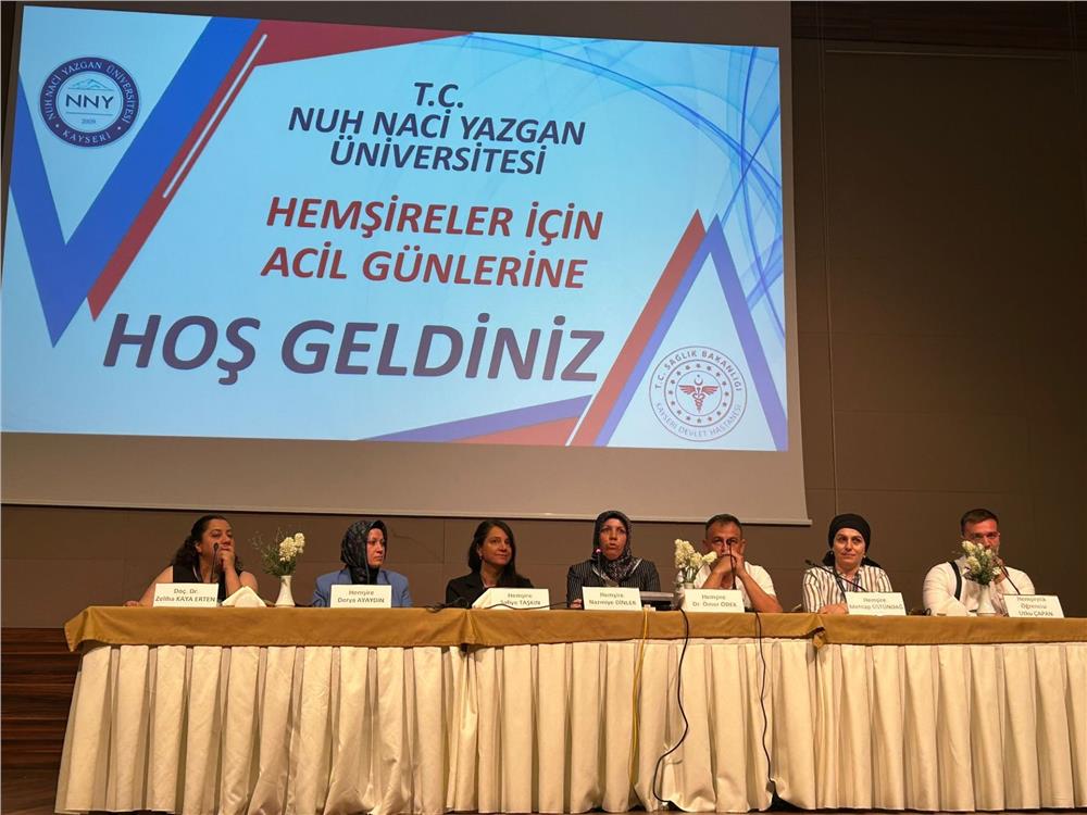 NNYÜ'de hemşireler için sempozyum düzenlendi NNYÜ'de hemşireler için sempozyum düzenlendi