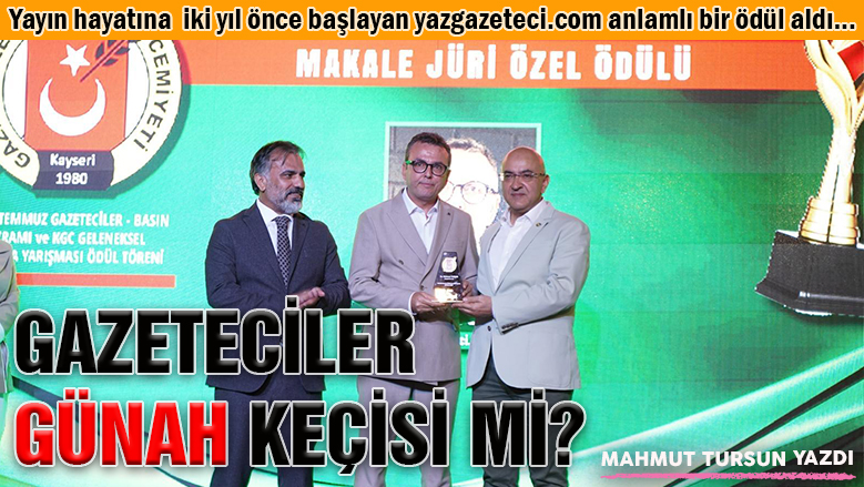 Gazeteciler günah keçisi mi?