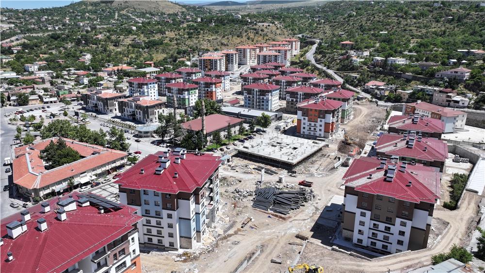 Hacılar TOKİ konutlarında sona yaklaşıldı