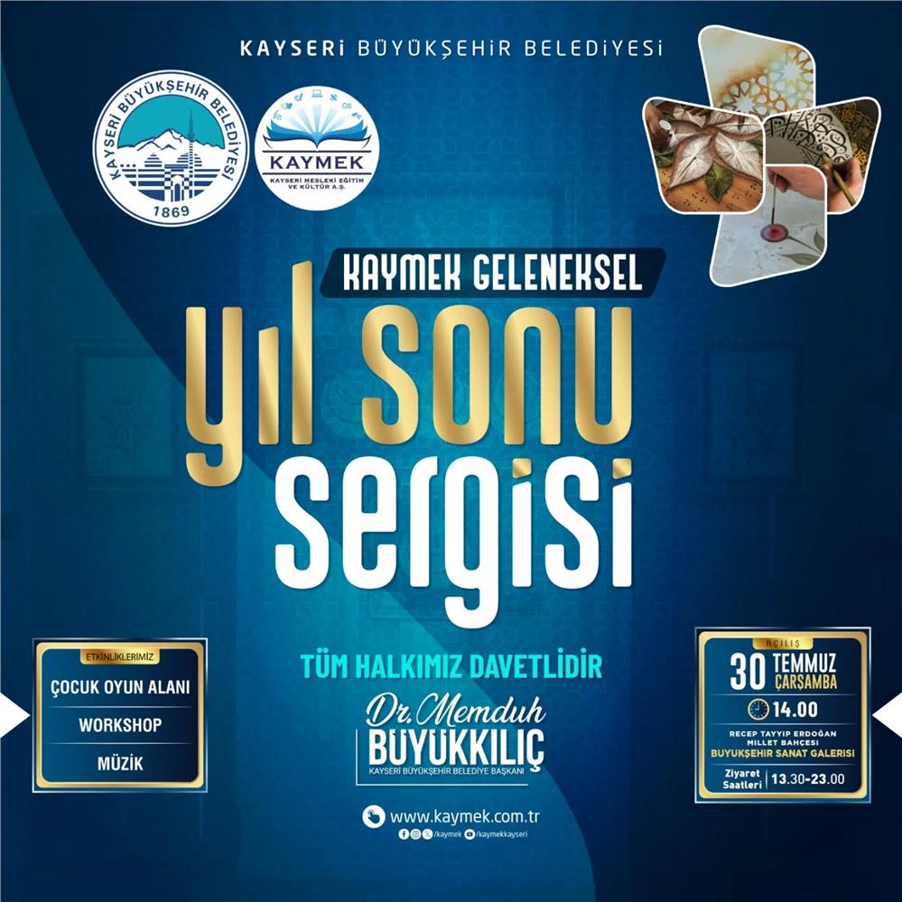KAYMEK geleneksel yıl sonu sergisini yarın açıyor