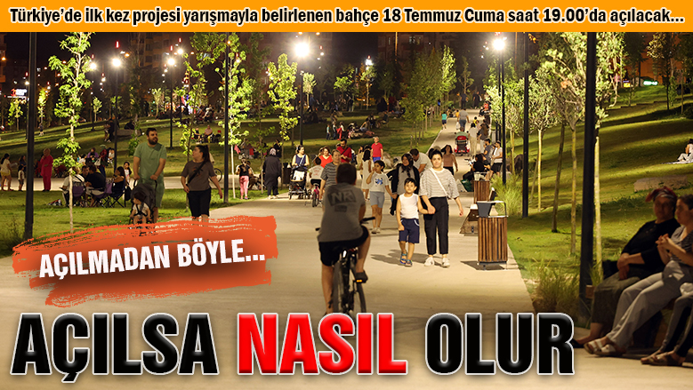 Millet, daha açılmadan Talas'taki bahçesine akın etti Millet, daha açılmadan Talas'taki bahçesine akın etti