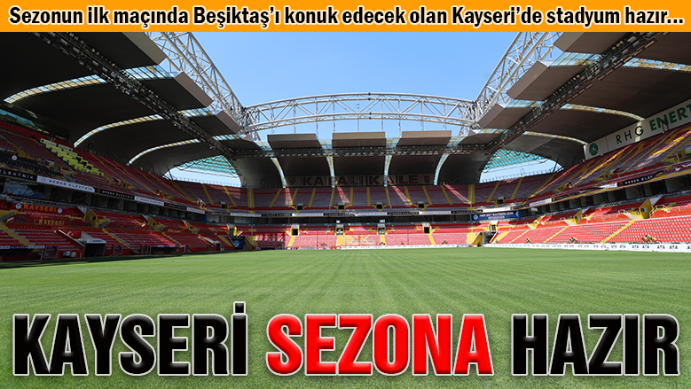 RHG Enertürk Enerji Stadyumu 2025-2026 sezonuna hazır