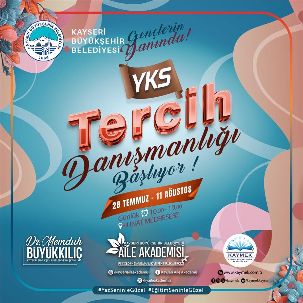 Üniversite adaylarına ücretsiz YKS danışmanlığı Üniversite adaylarına ücretsiz YKS danışmanlığı