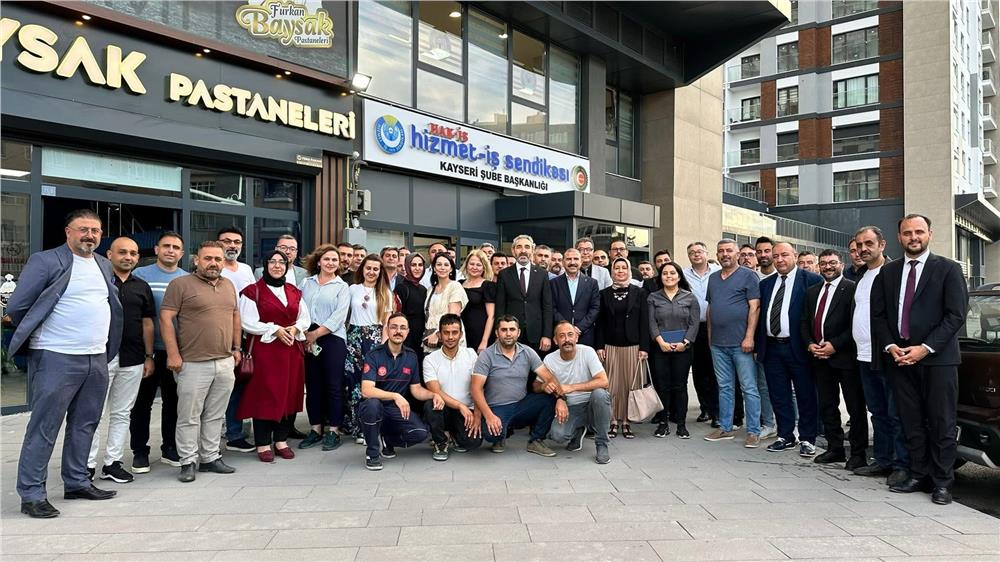 Yıldız, Kayseri Şube Temsilciler Meclisi toplantısına katıldı Yıldız, Kayseri Şube Temsilciler Meclisi toplantısına katıldı