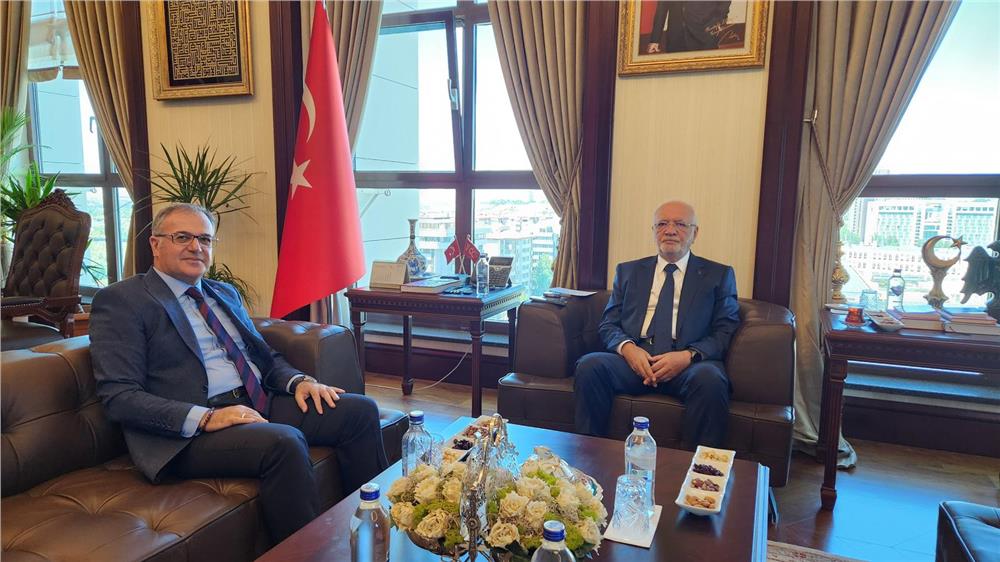 Başkan Özdoğan; Elitaş ve Alp ile görüştü