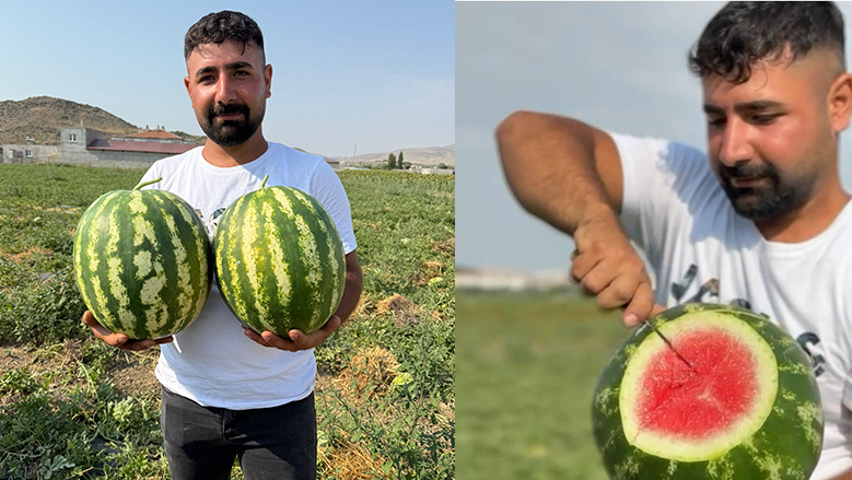 İncesu karpuzu Adana ve Diyarbakır'a rakip oldu
