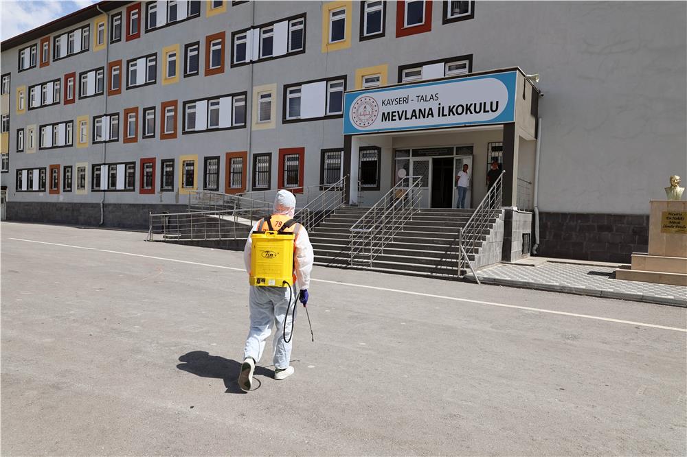 Talas'ta okullar yeni döneme hazırlanıyor