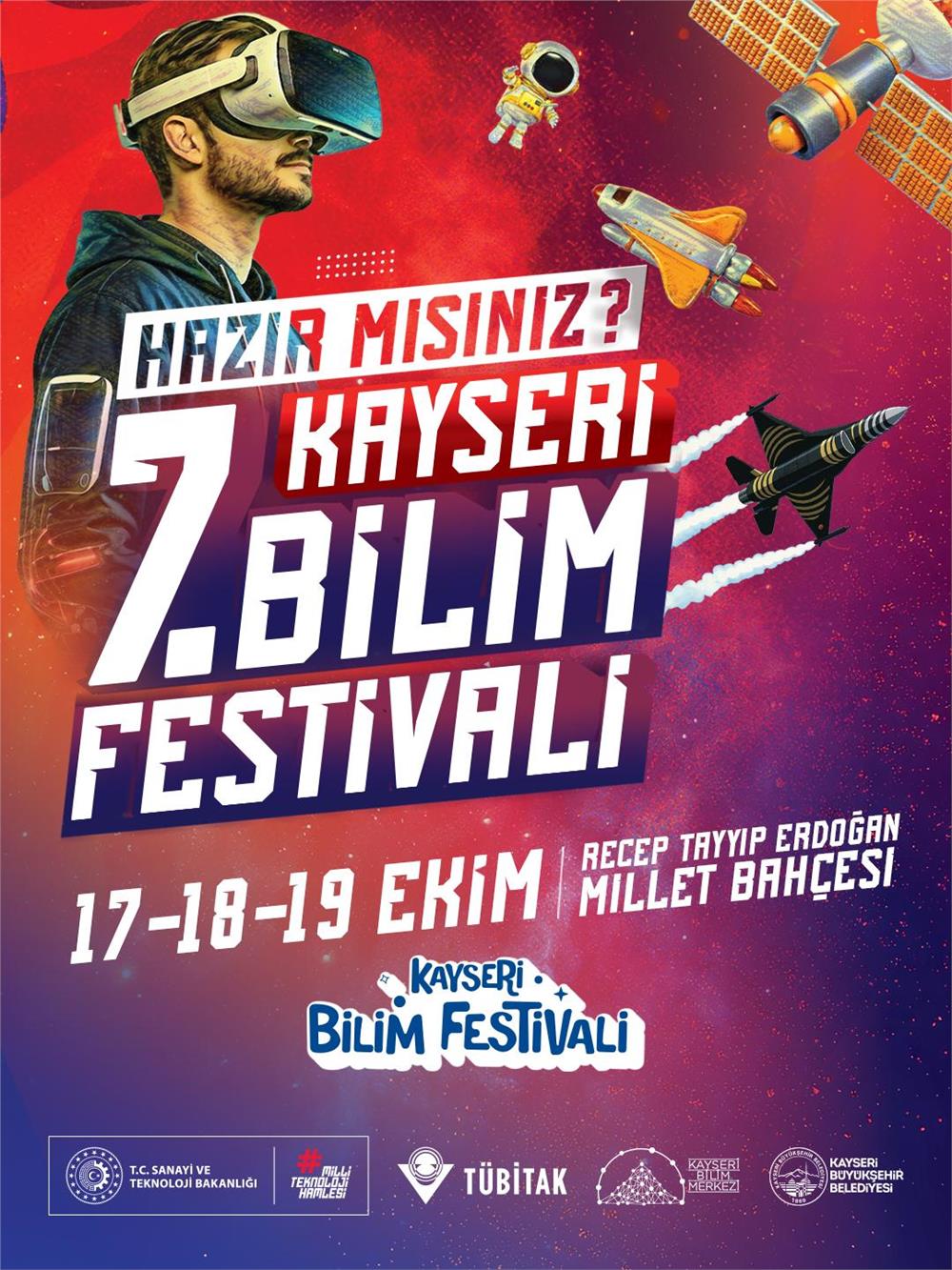 7. Kayseri Bilim Festivali dopdolu etkinliklerle geliyor