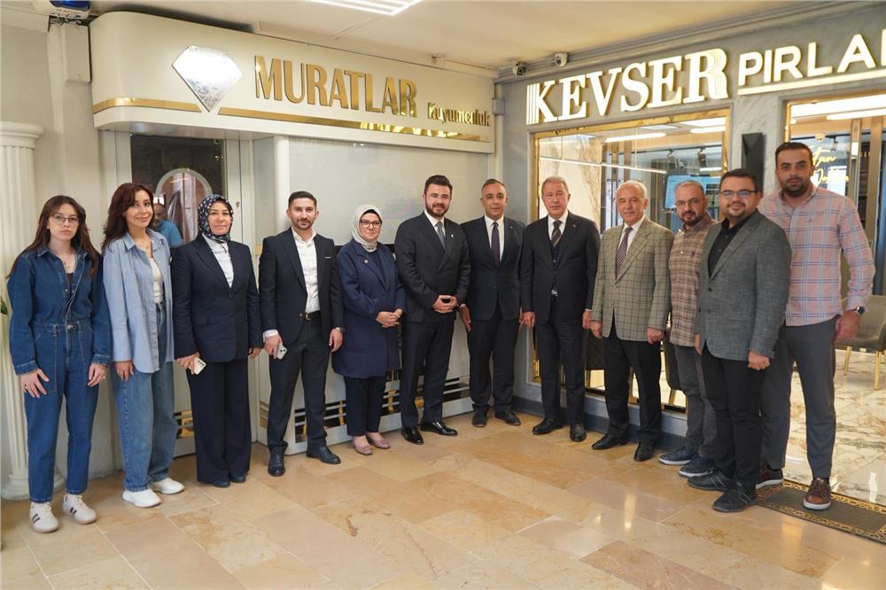 AK Parti Kayseri Teşkilatı esnaf ziyaretinde