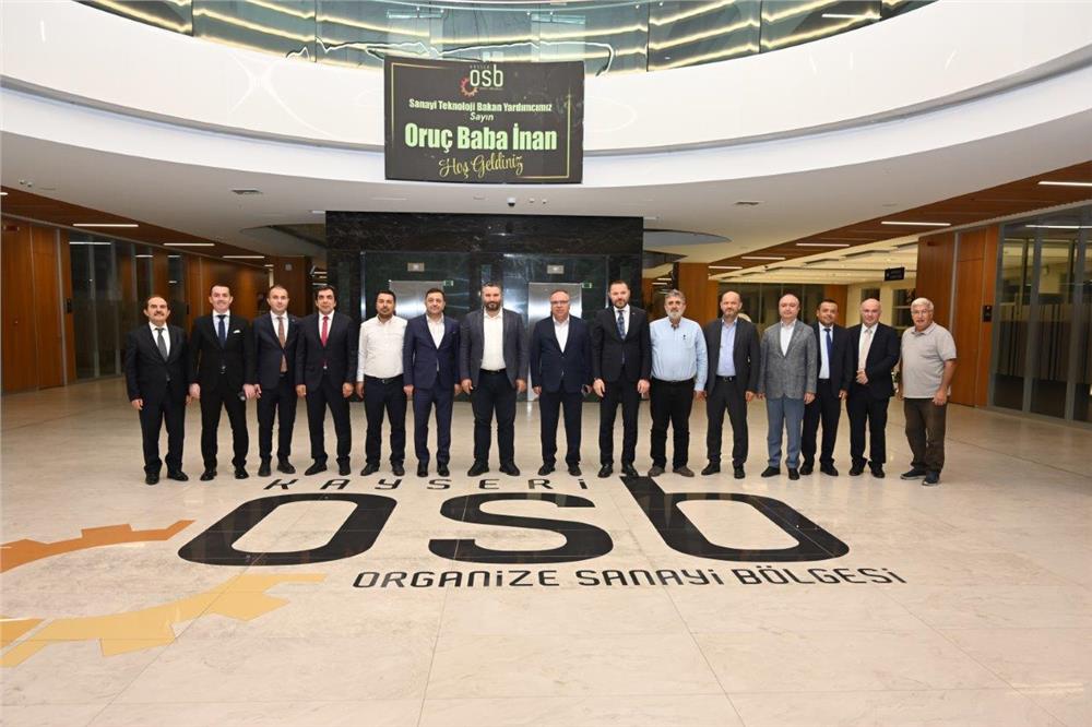 Bakan Yardımcısı İnan'dan Kayseri OSB'ye ziyaret