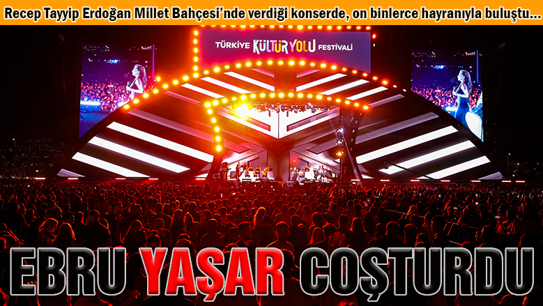 Ebru Yaşar Kayseri'deki coşkuyu zirveye taşıdı Ebru Yaşar Kayseri'deki coşkuyu zirveye taşıdı