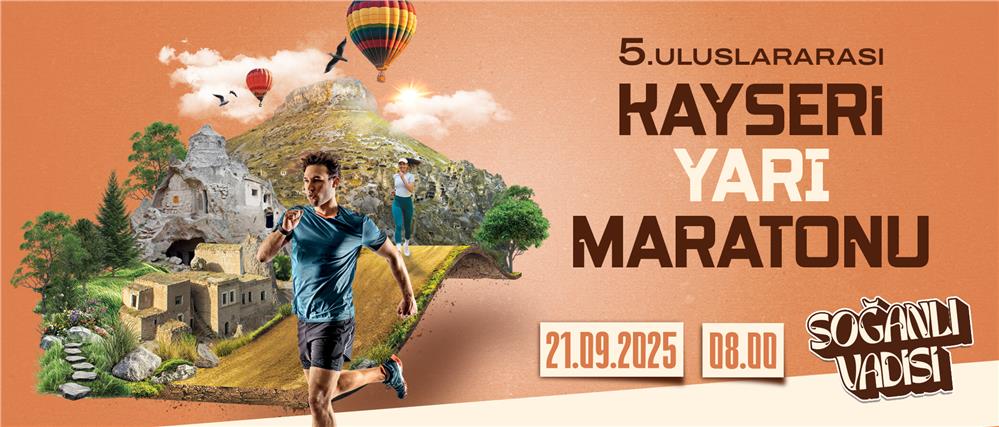 Kayseri 2 milyon ödüllü yarı maratona hazırlanıyor