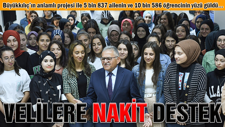 Kayseri'deki öğrencilere 42 milyon liralık kırtasiye ve beslenme desteği