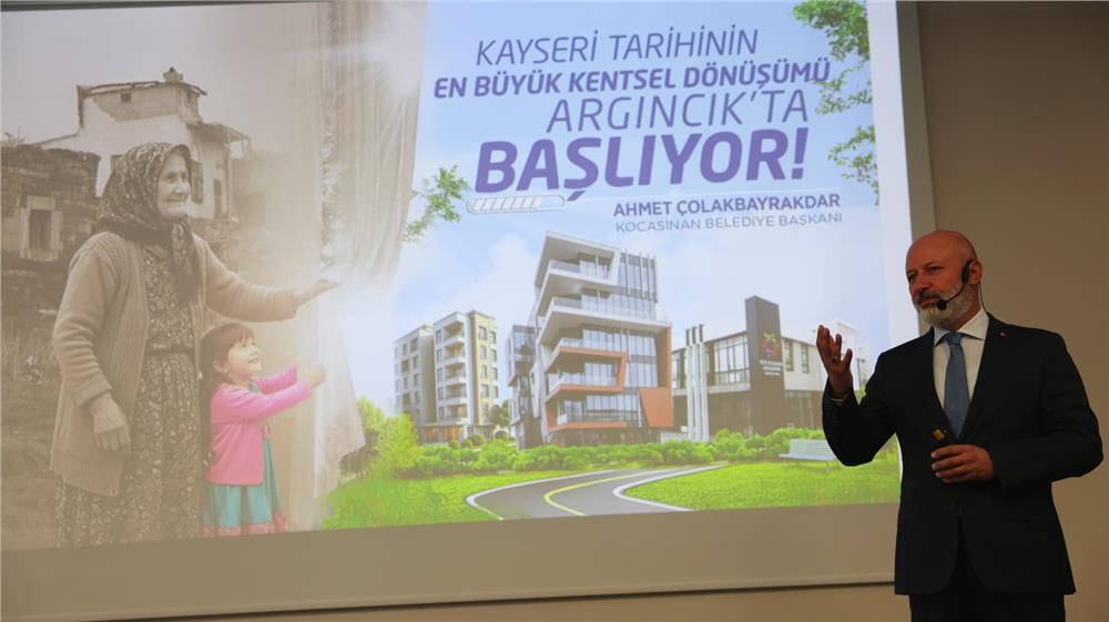 Kocasinan Belediyesi Argıncık'ta dönüşüm için düğmeye bastı