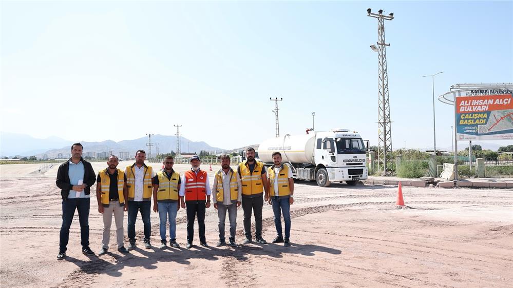 Kocasinan Belediyesi, şehrin yeni can damarı olacak bulvar için çalışıyor